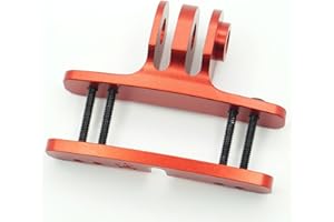 AOOHYEO for Goggle Camera Base - Paintball Face Mask Mount Bracket Clamps（Red）