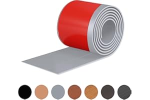 ROUIXSEN Grey Wall Molding Trim 3 Inch x 10 Feet, Wall Base Baseboard Molding Trim Flexible Self Adhesive Rubber Wall Base Moulding Trim Peel and Stick Design Home Decoration Skirting Baseboard