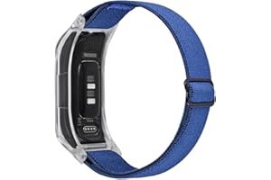 C2D JOY Elastic Nylon Bands Compatible with Garmin Vivosmart 5 tracker Replacement Bands with Case