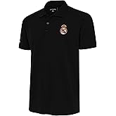 Antigua Real Madrid Men’s Tribute Polo, Performance Soccer Fan Golf Shirt in 100% Poly Jersey