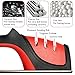 BoxLegend Knife Sharpener 3-in-1 Sharpening System for All-Sized Household Knives Kitchen Knife Sharpening(Black)