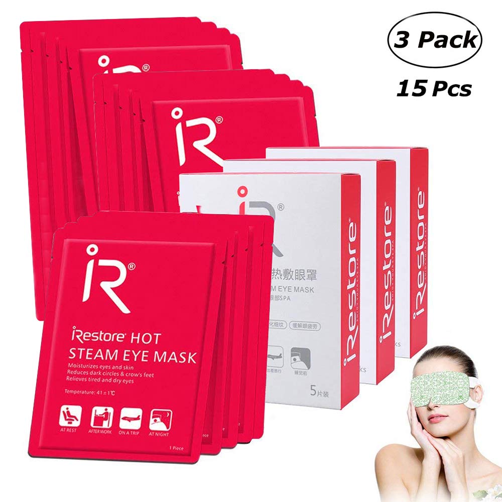 Natural Warming Steam Eye Mask for Reducing Eye Stress and