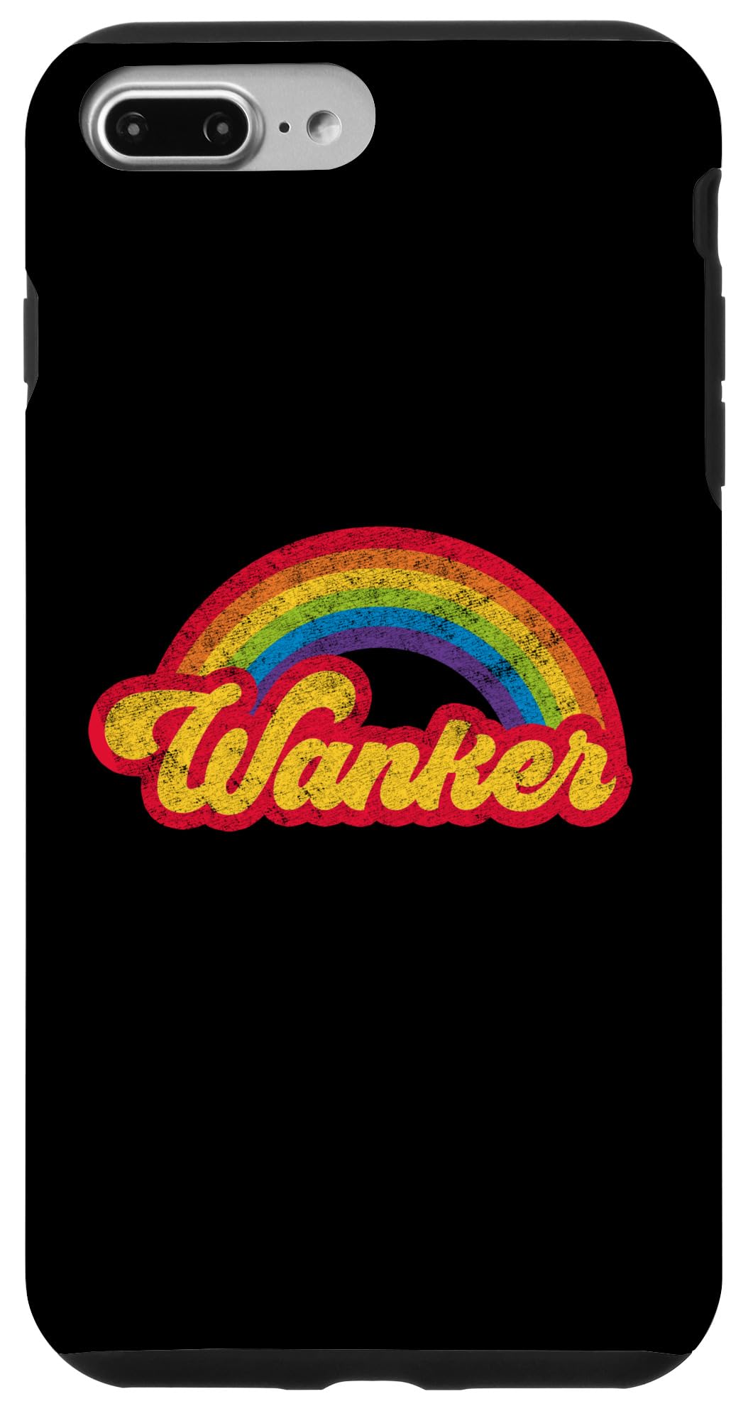 iPhone 7 Plus/8 Plus Wanker British Slang Retro Distressed Case