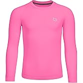 G Gradual Youth Boys Compression Thermal Shirt Long Sleeve Fleece Undershirt for Boy Football Baseball Soccer Base Layer