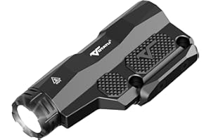 VOTATU ML50 Picatinny/Mlok Flashlight for Rifle, Max 2400 Lumens Weapon Light with Pressure Pad Switch, Rechargeable Flashlight and Tactical Strobe High/Low Mode