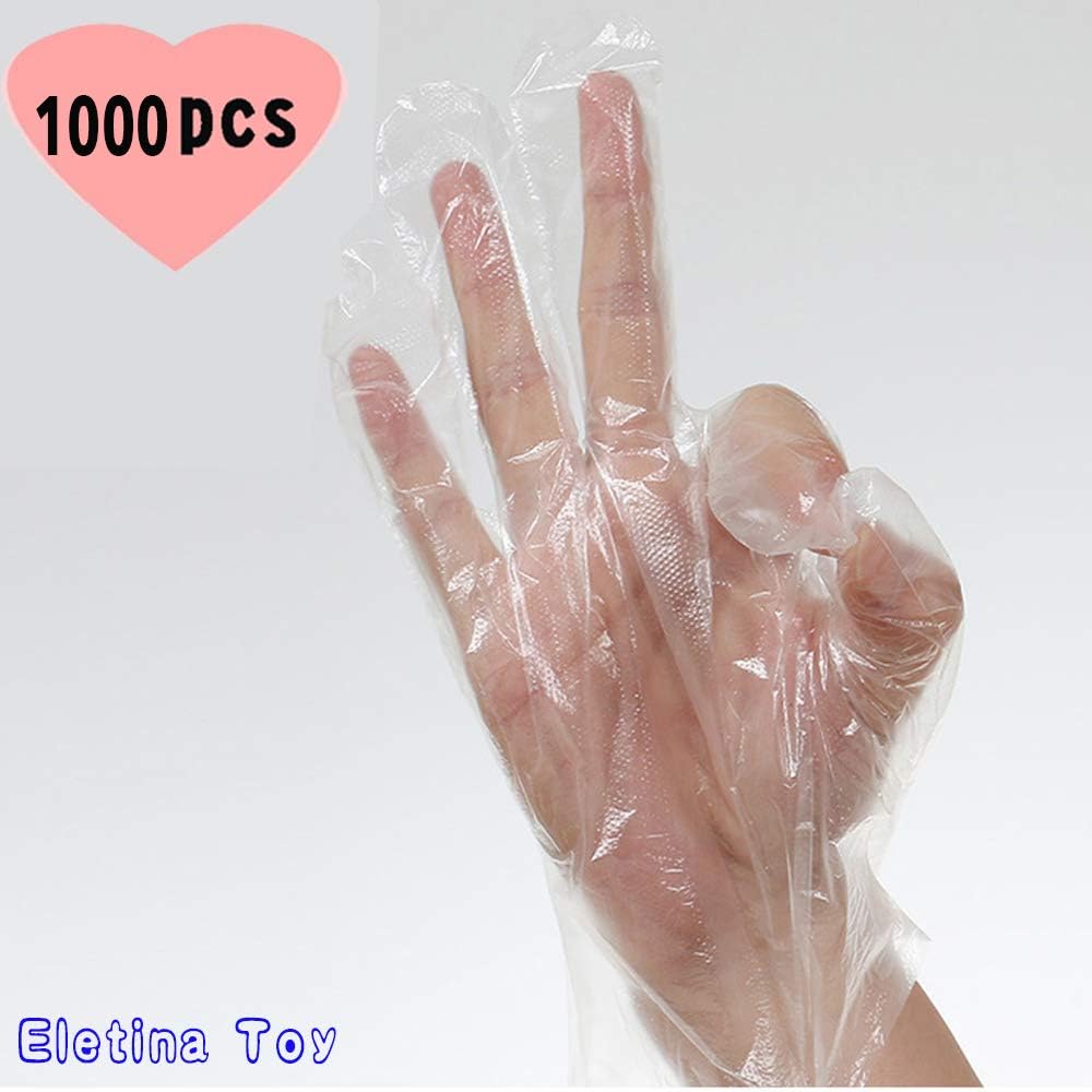 Disposable Gloves Latex Free Plastic Food Prep Safe Gloves Household Disposable Gloves(100pc)