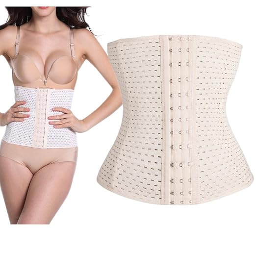 Women Plus Size Postpartum Belly Wrap Waist Trainer Corset