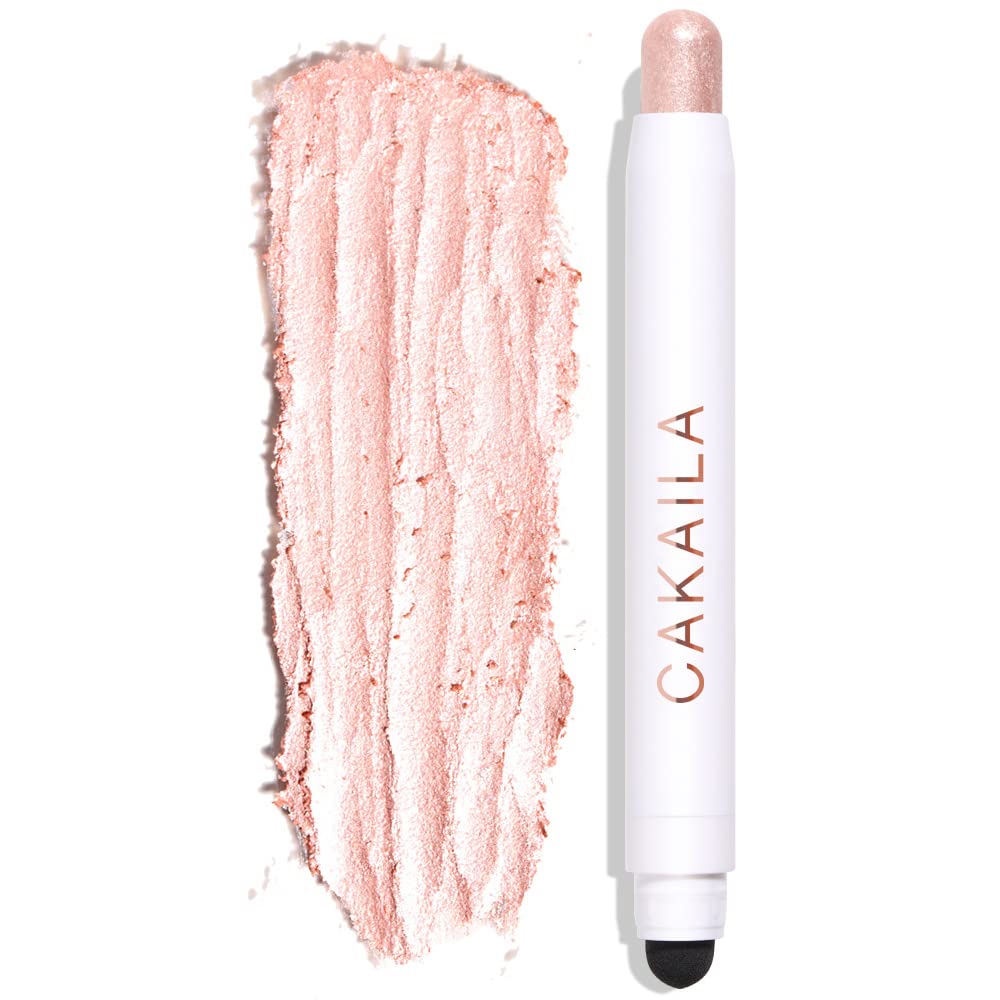 Mysense Creamy Eyeshadow Stick,Shimmer Eyeshadow Pencil Crayon,2 in 1 Eyeshadow Eye Brightener Highlighting Stick,08 Pearl Shimmer