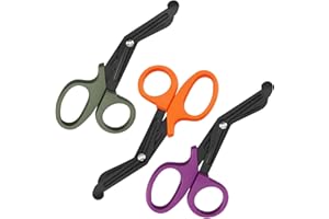 3 PCS Medical Shears, Medical Scissors for First Aid Supplies, 6" Stainless Steel Nursing Bandage Scissors for EMT, Paramedic