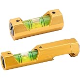 Thwackor Scope Bubble Level Picatinny Level Scope Leveling Kit Professional Design High Precision (Gold)