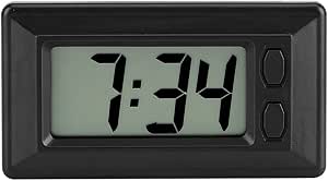 GLOGLOW LCD Digital Clock Table Car Dashboard Desk Electronic Clock Date Time Calendar Display