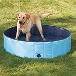 Dog Pool EXTRA TOUGH BLUE SWIMMING POOLS for LARGE DOGS Canine Splash Relief