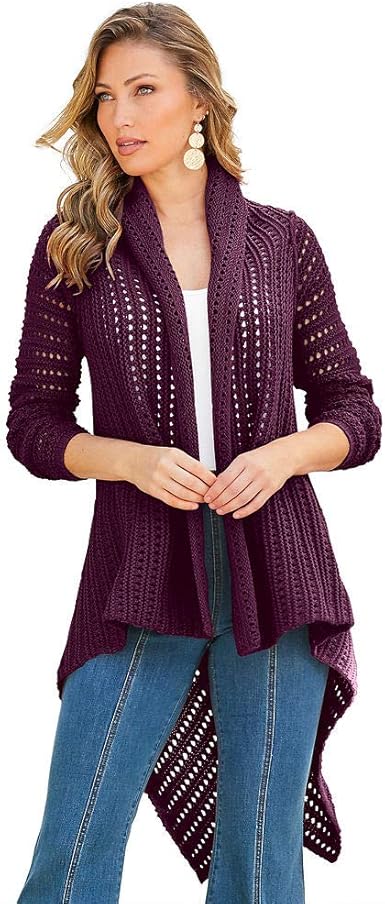 eyelet cardigan
