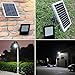 Solar Powered Led Flood Light,HiJi 120Leds 800Lumen IP65 Waterproof Outdoor Security Flood Light Fixture for Flag Pole, Sign, Garden, Farm, Shed, Boat, Camping, Garage,Auto-on/off Dusk to Dawn