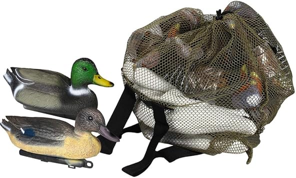 Amazon Trinka メッシュデコイバッグ ハンティングカモギアバッグバンドル アヒル 水鳥 グース Drake 七面鳥 デコイ Trinka スポーツ アウトドア