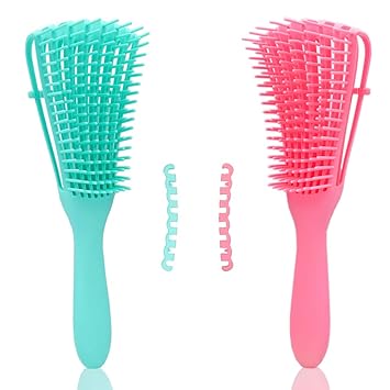 Hair Brush Set for Curly Hair, Afro 