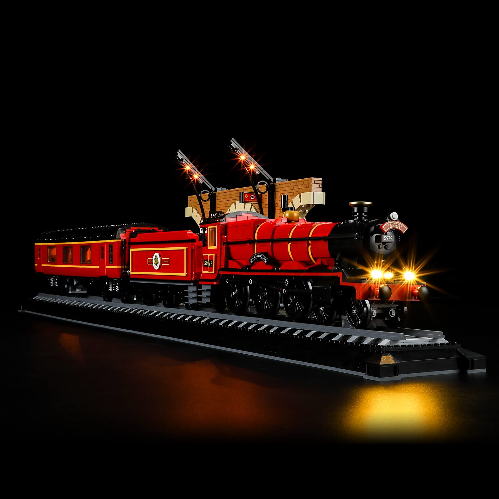 BRIKSMAX Led Lighting Kit for LEGO-76405 Hogwarts Express - Collectors Edition - Compatible with Lego Harry Potter Building Blocks Model- Not Include the Lego Set