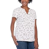 Hilary Radley Ladies' Printed Blouse (M, Ivory)
