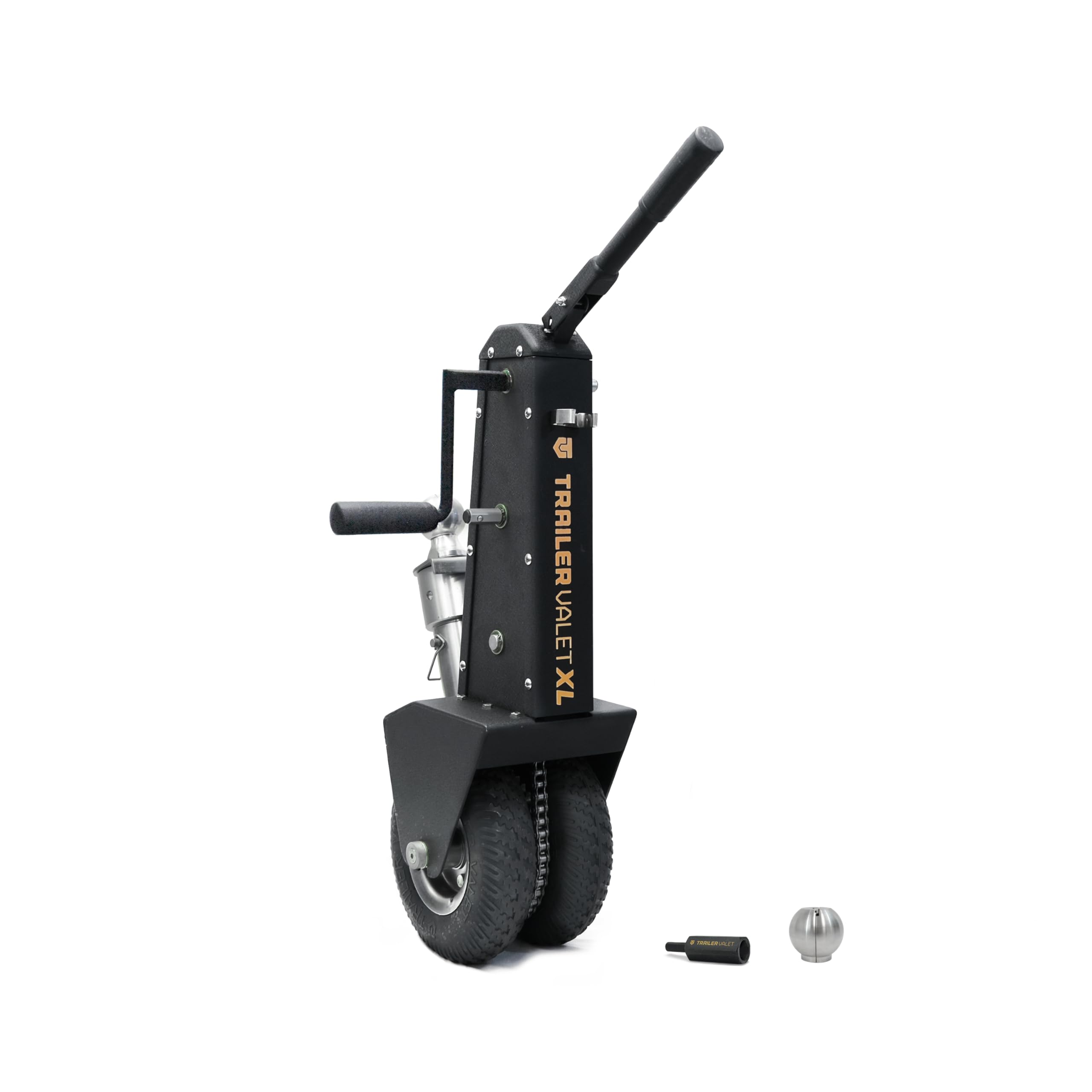 Photo 1 of Trailer Valet Drill-Powered XL Trailer Dolly Mover with 2 inch ball and 2-5/16 inch Ball Converter , 10,000 lbs Capacity, Auto Brake, Dual Gear Drive, Manual Crank, and Drill Attachment Included