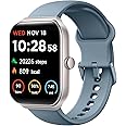 TOOBUR Smart Watch for Men Women Alexa Built-in, 1.95" Fitness Tracker with Answer/Make Calls, IP68 Waterproof/Heart Rate/Sleep Tracker/100 Sports, Fitness Watch Compatible iOS Android