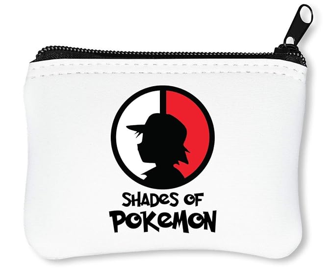 Shades of Pokemon Ash Poke Ball Reißverschluss-Geldbörse Brieftasche Geldbörse