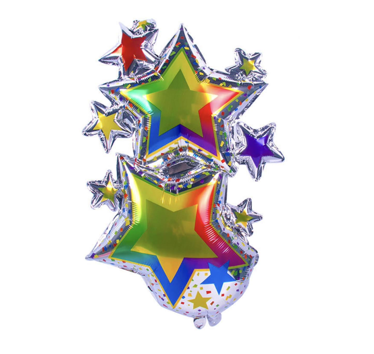 Star Cluster Foil Balloon, 95cm (2 pack)