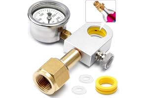 YUXIVCNE New Upgraded CO2 Refill Adapter Carbonator for CGA320 CO2 Tank Soda Refill Quick Adapter Compatible with DUO Terra Art Soda Machine