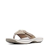 Clarks Women's Brinkley Jazz Flip Flop, Sand
