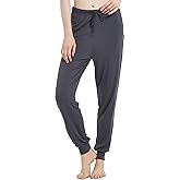 GYS Women's Pajama Pants - Viscose Made from Bamboo, Joggers Pants with Pockets Comfy Lounge Sleep Pants Pj Bottoms