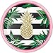 Pineapple Wedding Party Supplies Pack for 16 Guests: Straws, Dessert Plates, Beverage Napkins, Table Cover, and Cups