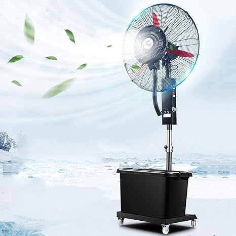 Amazon Co Jp 強力ファン ファン 屋外ミストファン工業扇風機 ハイパワーア台座ファン可動式ミストスプレーファン 冷風エアコン商業用途に適し 熱中対策 大型家電
