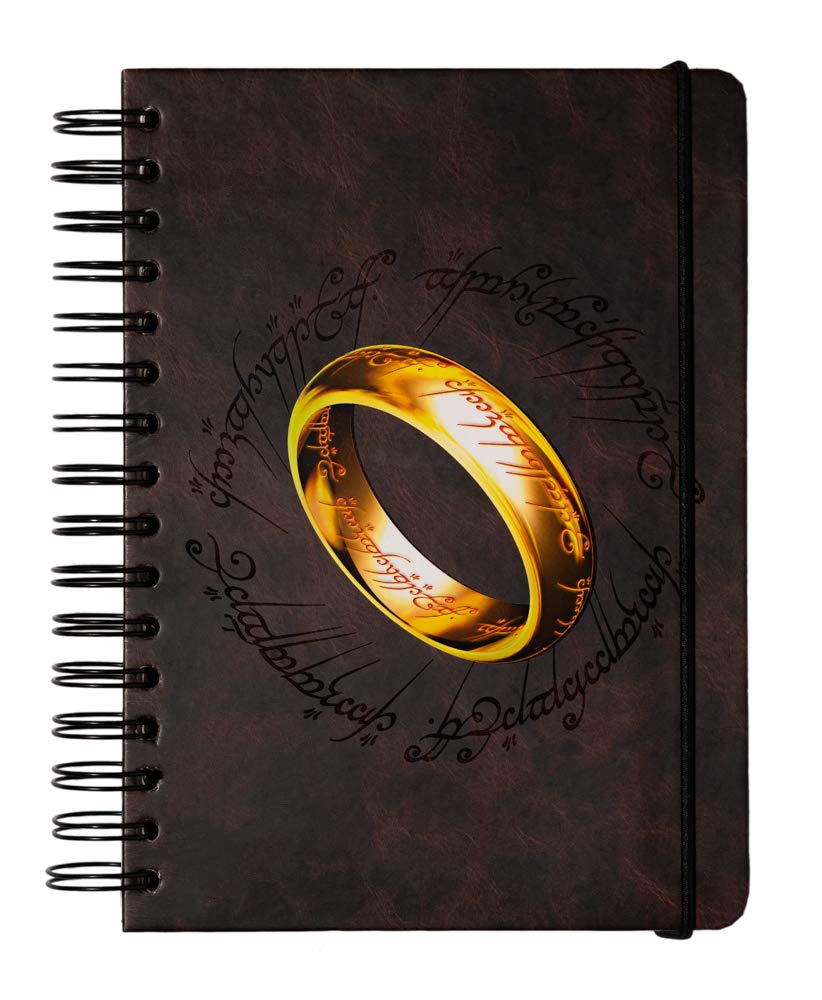 Grupo Erik A5 Notebook Hardback - The Lord Of The Rings Stationery Supplies | Bullet Journal, Dotted Notebook A5 Sketchbook | The Lord Of The Rings Gifts Under 10 Pounds, LOTR Gifts