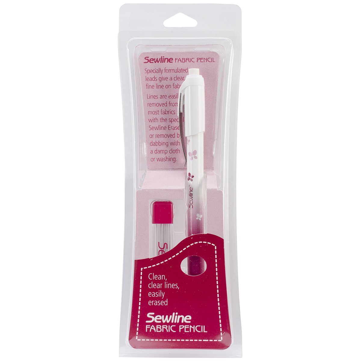 Sewline Mechanical Fabric Pencil, White