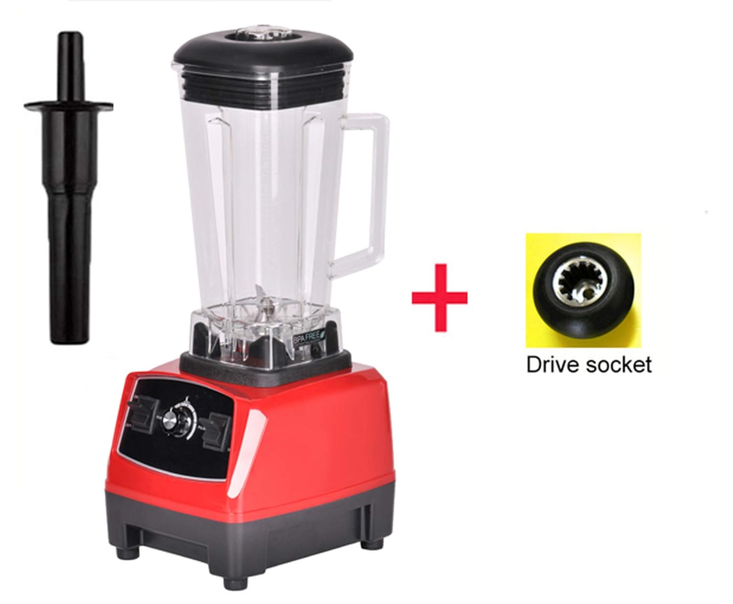 2200W 2L commercial grade home professional smoothies power blender food mixer juicer food fruit processor,RED EXTRA DRIVER,UK Plug