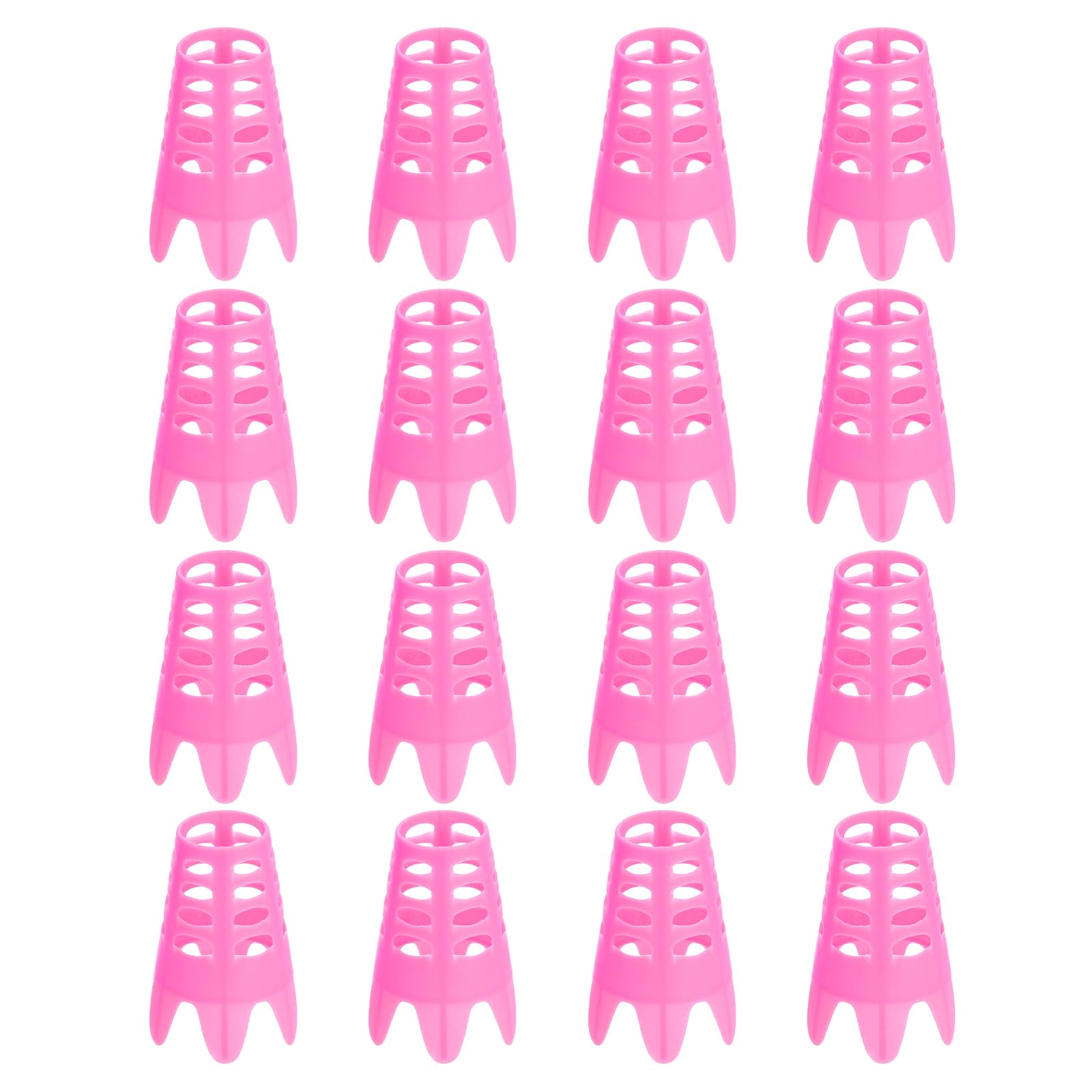 PATIKIL Golf Simulator Tees, 16 Pack Plastic Golf Tees Mat Practice Training for Outdoor Indoor Winter Turf Driving Range, Red