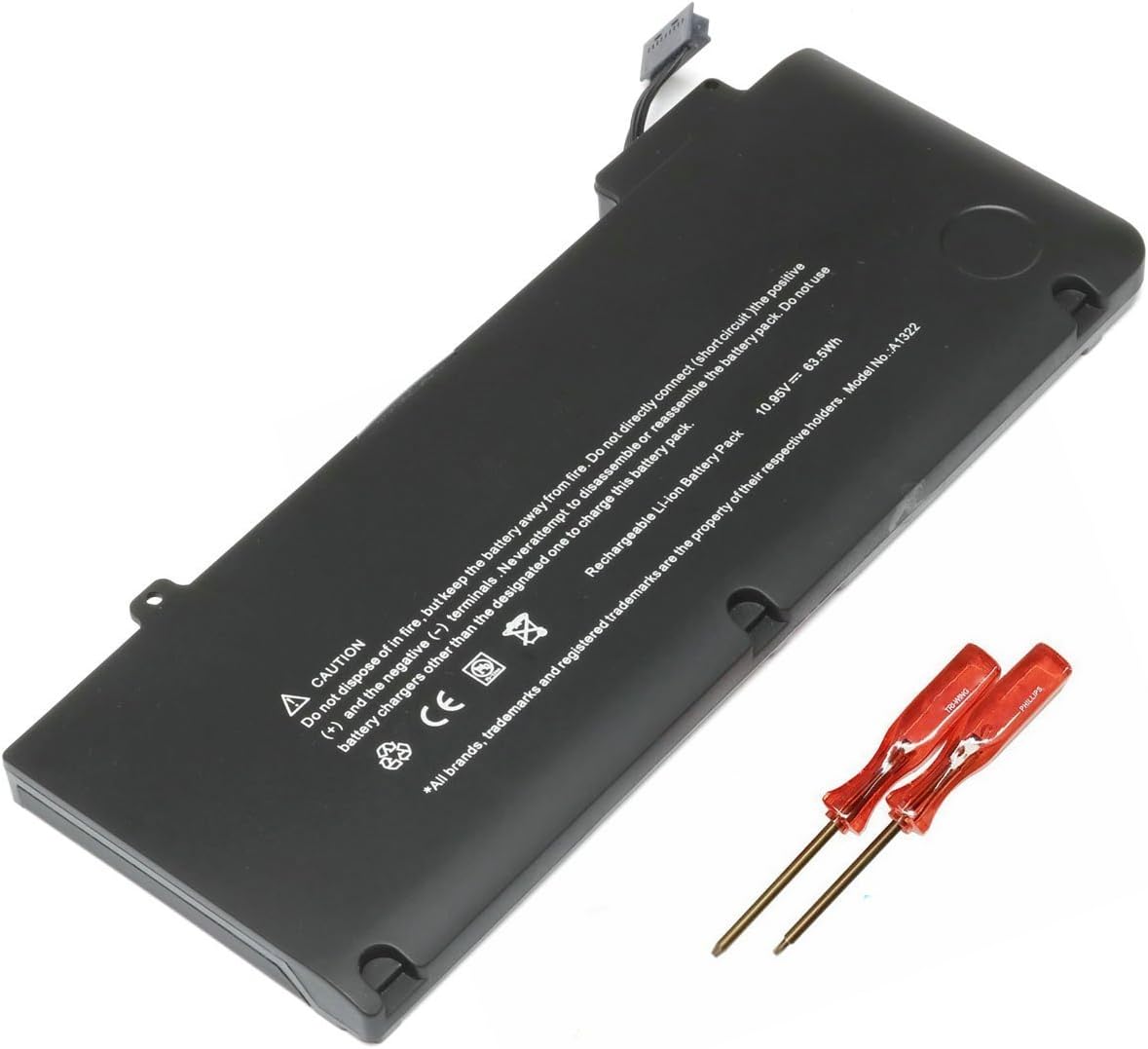 LQM New A1322 Battery for Apple Macbook Pro 13 inch A1278 A1322 [2009 2010 2011 Version] Battery 020-6547-A 661-5229 661-5557-12 Months Warranty (A1322)