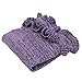 AmyHomie Mermaid Tail Blanket, Soft Crochet Sleeping Bag Blanket for Kids Adults, Mermaid Gift for Girls(Purple,Kids)