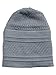 Silver Gray Cotton Stretch Knit 1-Size Kufi Hat Skull Cap - Comfortable - Unique Design