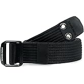 Nylon Canvas Belts for Men, Adjustable Length EDC Work Belt for Hiking Military Sports Outdoor