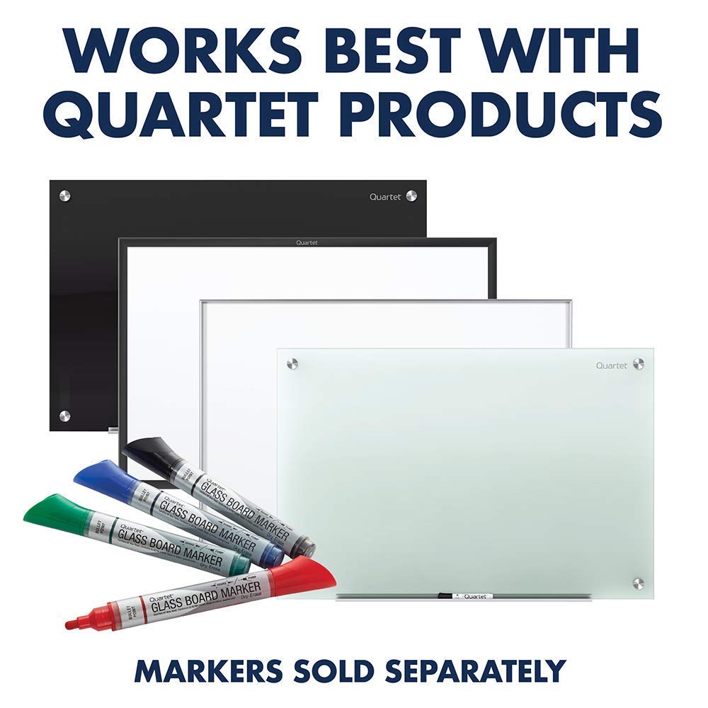 Quartet Glass Board Eraser, Premium, 3in1, 61/2"x13/8