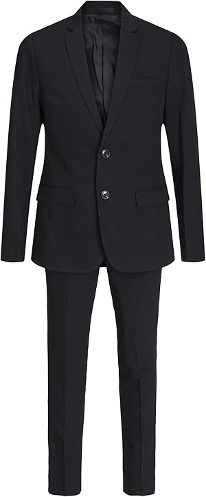 JACK & JONES Boy Einreihiger Blazer und Hose JPRSOLAR Anzug Junior