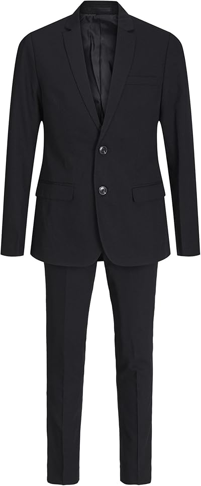 JACK & JONES Boy Einreihiger Blazer und Hose JPRSOLAR Anzug Junior