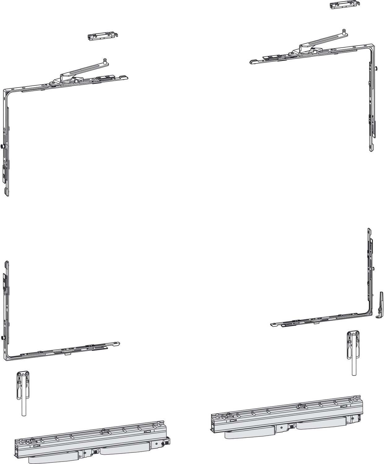 HAUTAU ATRIUM HKS 200 Z/TWIN - Herraje para ventana de ventana corredera (cartulina, 200 kg): Amazon.es: Bricolaje y herramientas