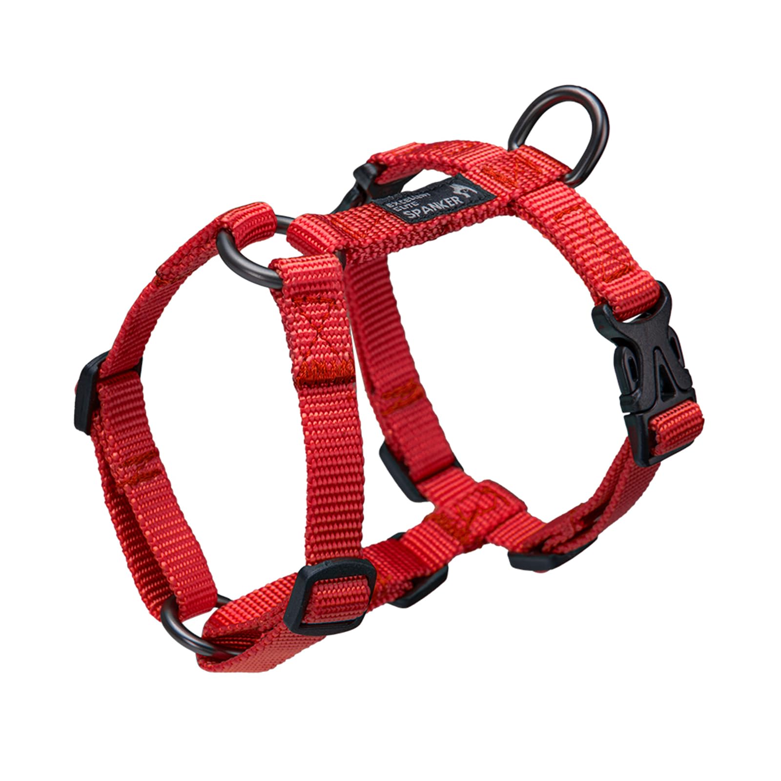 EXCELLENT ELITE SPANKER Adjustable Cat Harness No Pull Kitten Harness Nylon Easy Pet Harness for Small Kitten & Dogs Walking Hiking Green Red Purple(RED)