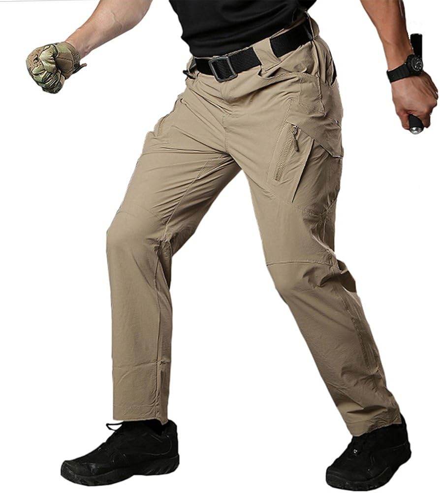 TACVASEN Men's Outdoor Breathable Quick Drying Lightweight Cargo Ripstop Hiking Pants Amazon.co
