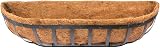 HH-LIFE 1 pcs Pre-formed Molded Coco Liner 48 inch Wall Trough view 4
