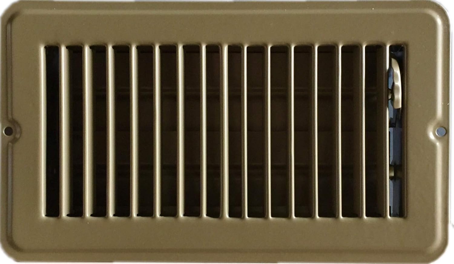 Registers, Grilles & Vents - RV and Home Brown Stamped Steel Floor Diffuser/Register with Damper 8