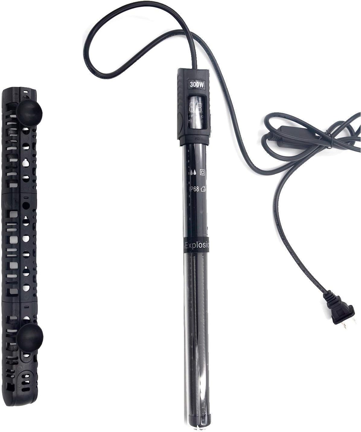 Lovtepets Pawesome IdentikitGift [Upgraded] Aquaium Heater Auto Thermostar-Fish Tank Aquarium Heater with Visible Temperature-Adjustable Temperature Gauge for Tropical Fish,300W