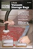 3 Pack Vacuum Storage Bags with BONUS COMPRESSION BAG!