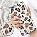 L-FADNUT Case Animal Leopard Print Phone Case Cool for iPhone 7 Plus Case iPhone 8 Plus Thin Cute Back Cover Cheetah Cat Silicone TPU Protective Cover(NO Real Glitter) for iPhone 7 Plus/8 Plus Case